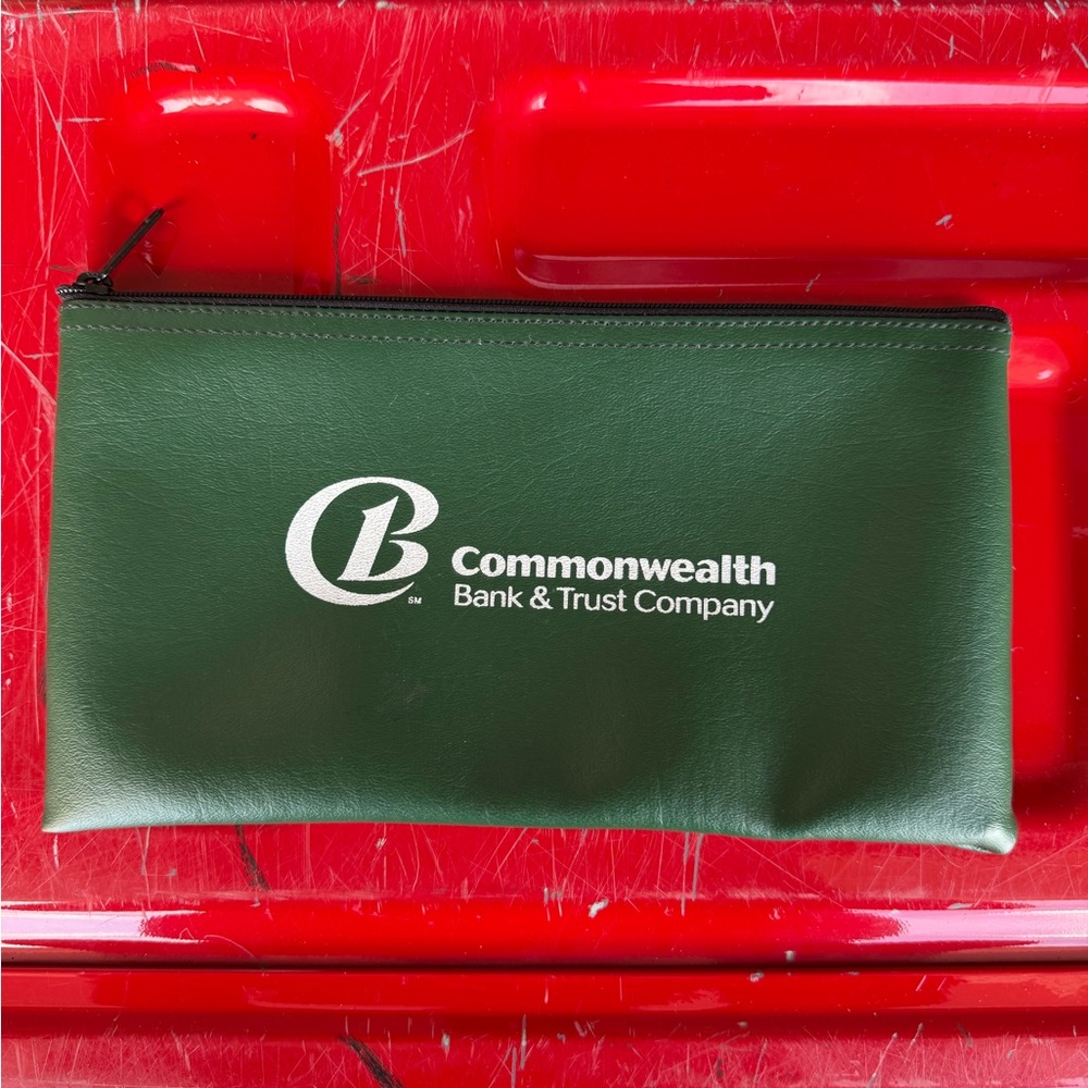 Green Zip Pouch